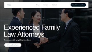 Law website templates - Family Law (Simple)